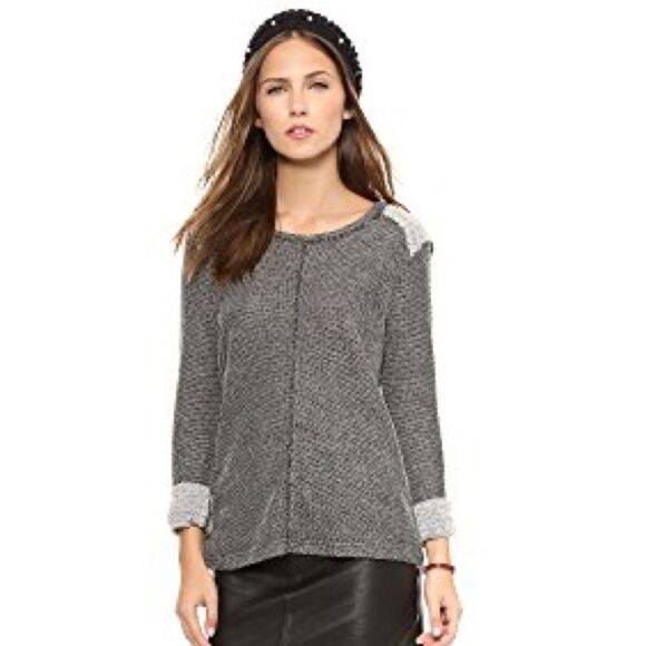 BB Dakota sz L Gray Long-Sleeve Pullover - Picture 1 of 6